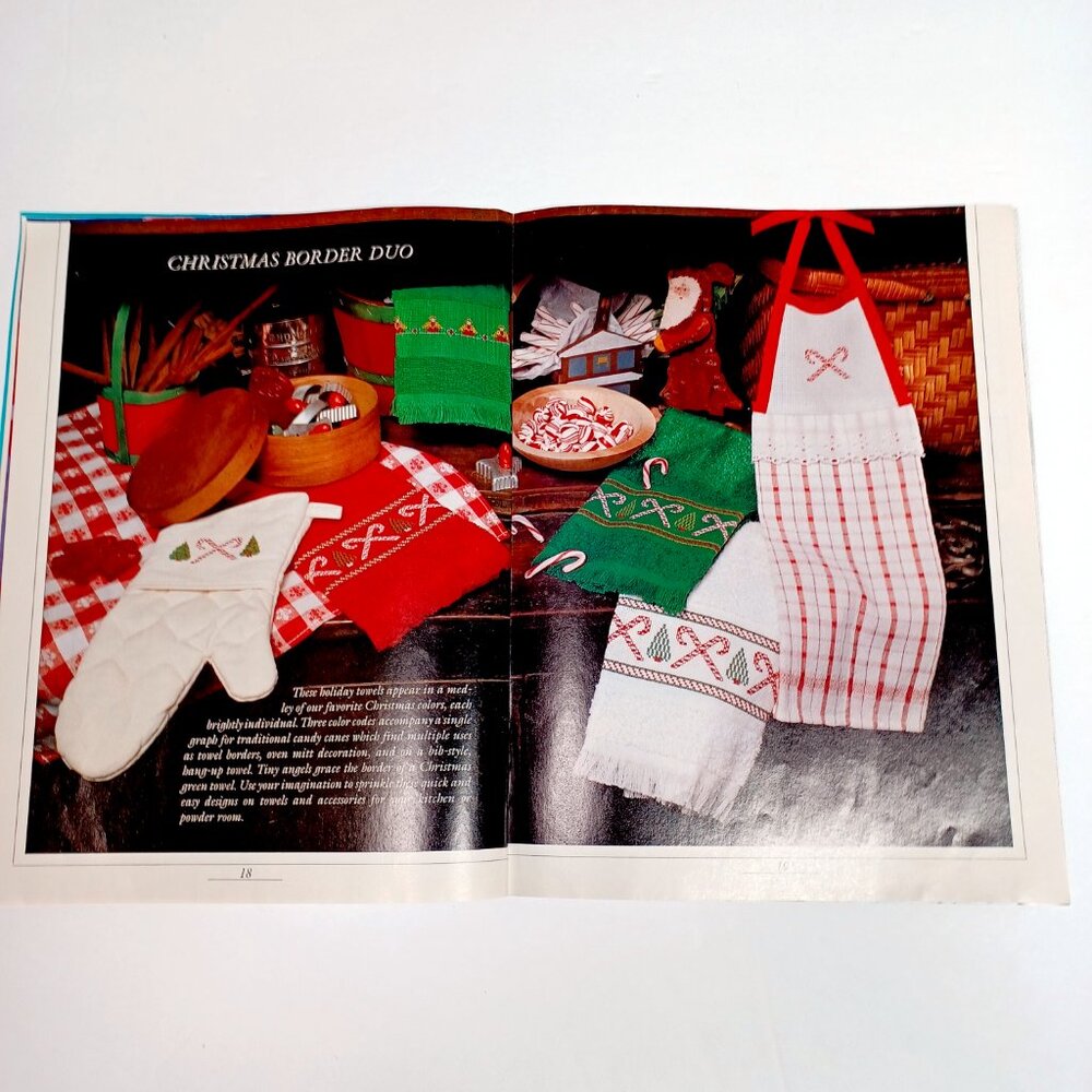 Christmas Counted Cross Stitch CountryStitch Magazine 13 Projects 36 Pages 1990 - Picture 9 of 9